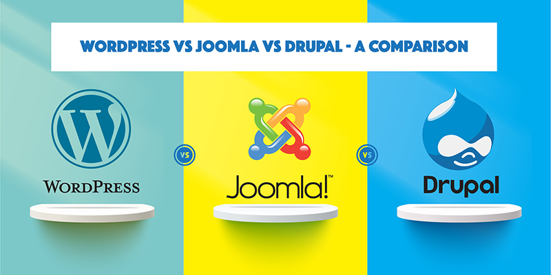 WordPress vs Joomla vs Drupal - A Comparison