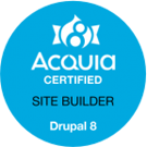 Acquia Certified Site Builder Logo