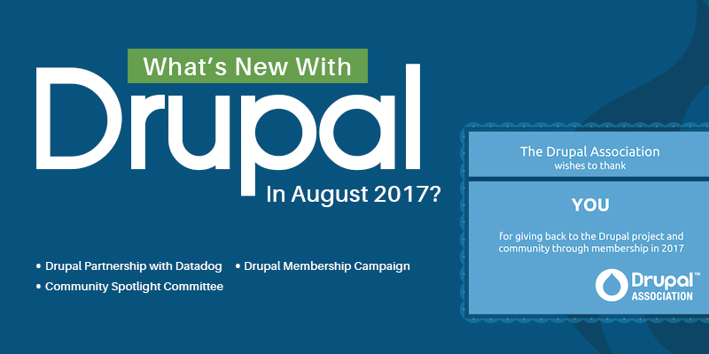 What’s New With Drupal This August 2017?